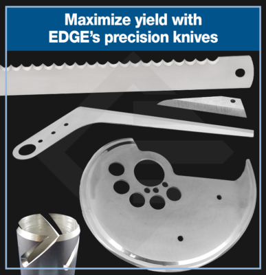 maximize yield with EDGE food processing knives