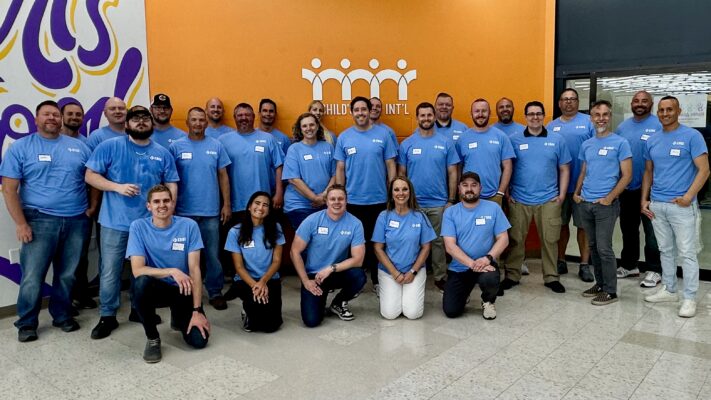 EDGE team volunteering and giving back to the community